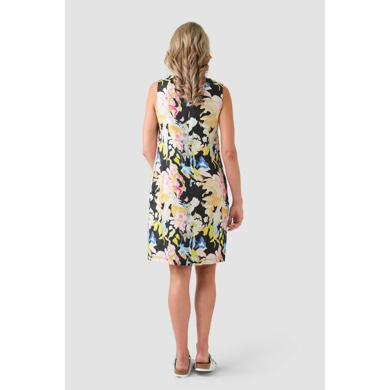 B Essentials Linen Sleeveless Dress image number 1